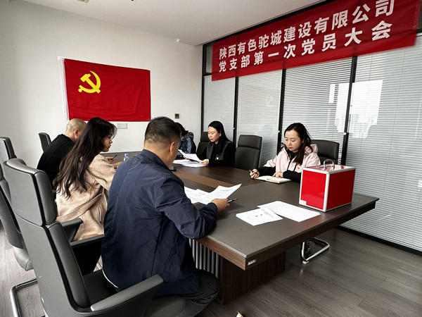 凝心聚力啟新程，有色駝城黨支部正式成立！